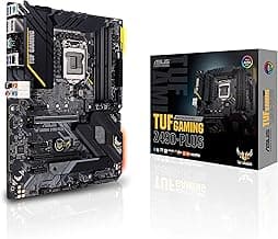 ASUS TUF Gaming Z490-Plus, LGA 1200 (Intel® 10th Gen) ATX Motherboard (12+2 Power Stages, USB 3.2 Front Panel Type-C, 1Gb LAN, Addressable Gen 2 RGB Header & Aura Sync)