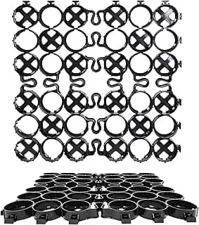 TRUEGRID | PRO LITE Permeable Pavers Designed as Driveway Pavers, Grass Shed Base, Patio RV Pad, Gravel, DIY Outdoor 120,000 lb Load Class Pack of 18 (72 Square Feet)