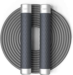 PROIRON Jump Rope Double Weighted Skipping Rope 360° Swivel Ball Bearings Tangle-Free Double Fat Burning with Aluminum Handle Heavy Jump Rope for Endurance Weight Lose Crossfit MMA Cardio & Workouts