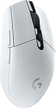 Logitech G305 Lightspeed Wireless Gaming Mouse, Hero Sensor, 12,000 DPI, Lightweight, 6 Programmable Buttons, 250h Battery, On-Board Memory, Compatible with PC, Mac - White