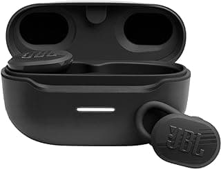 JBL Endurance Race Waterproof True Wireless Active Sport Earbuds, with Microphone, 30H Battery Life, Comfortable, dustproof, Android and Apple iOS Compatible (Black)