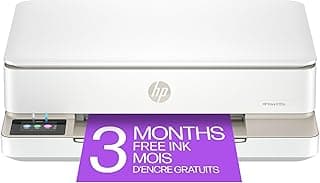 HP Envy 6155e Wireless All-in-One Colour Inkjet Printer, Print, scan, Copy, Duplex Printing Best for Home, 3 Months of Ink Included (714L5A)