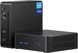 Mini PC Desktop, Pentium Gold 6500Y (Up to 3.4GHz), 32GB DDR3 512GB M.2 SSD, Micro Computer Support 4K Dual Display, Dual WiFi, BT 5.0, Small Form Factor Business Office Home PC