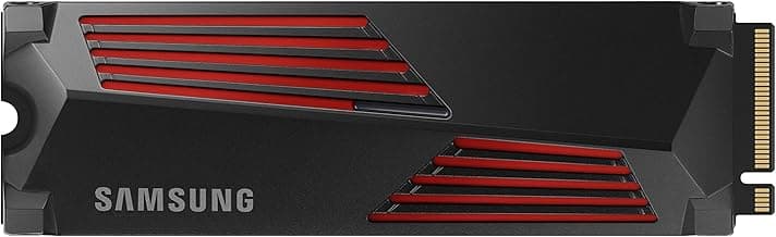 Samsung 990 PRO Heatsink SSD 1TB, NVMe M.2, Speeds Up to 7,450MB/s, Best for PlayStation 5 (PS5 SSD) Console Expansion MZ-V9P1T0CW