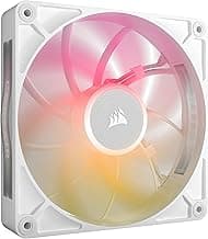 CORSAIR iCUE Link RX140 MAX RGB 140mm PWM Thick Fan – High-Static Pressure – Magnetic Dome Bearing – Single Fan – White