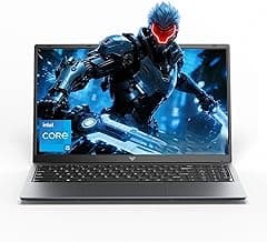 Laptop with Intel Core i5 Processor (Up to 4.5GHZ,12C/16T,Equivalent to i7-13620H),16GB DDR4 RAM 512GB SSD,WiFi 6,15.6 inch IPS Display,Windows 11 Laptop Computer for Editing, Presentations