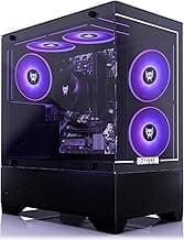 BEASTCOM® Q3 Essential Gaming, 8 Threads Gaming PC, AMD Ryzen 5 4X4.20GHz, 4K Vega 11 Graphics, 16GB RAM, 512GB M.2 NVMe, 500W 80PLUS PSU, WiFi, Gaming Office Console, Towers Prebuilt PC