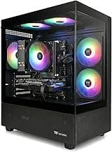 Gaming PC Desktop Computer, Intel Core i7 up to 4.0GHz, GTX 1660 Super 6GB, 16GB RAM, 512GB M.2 SSD, BX3 550W 80PLUS Bronze PSU, WiFi 5, RGB Fan x5, Windows 11 Home (Black)